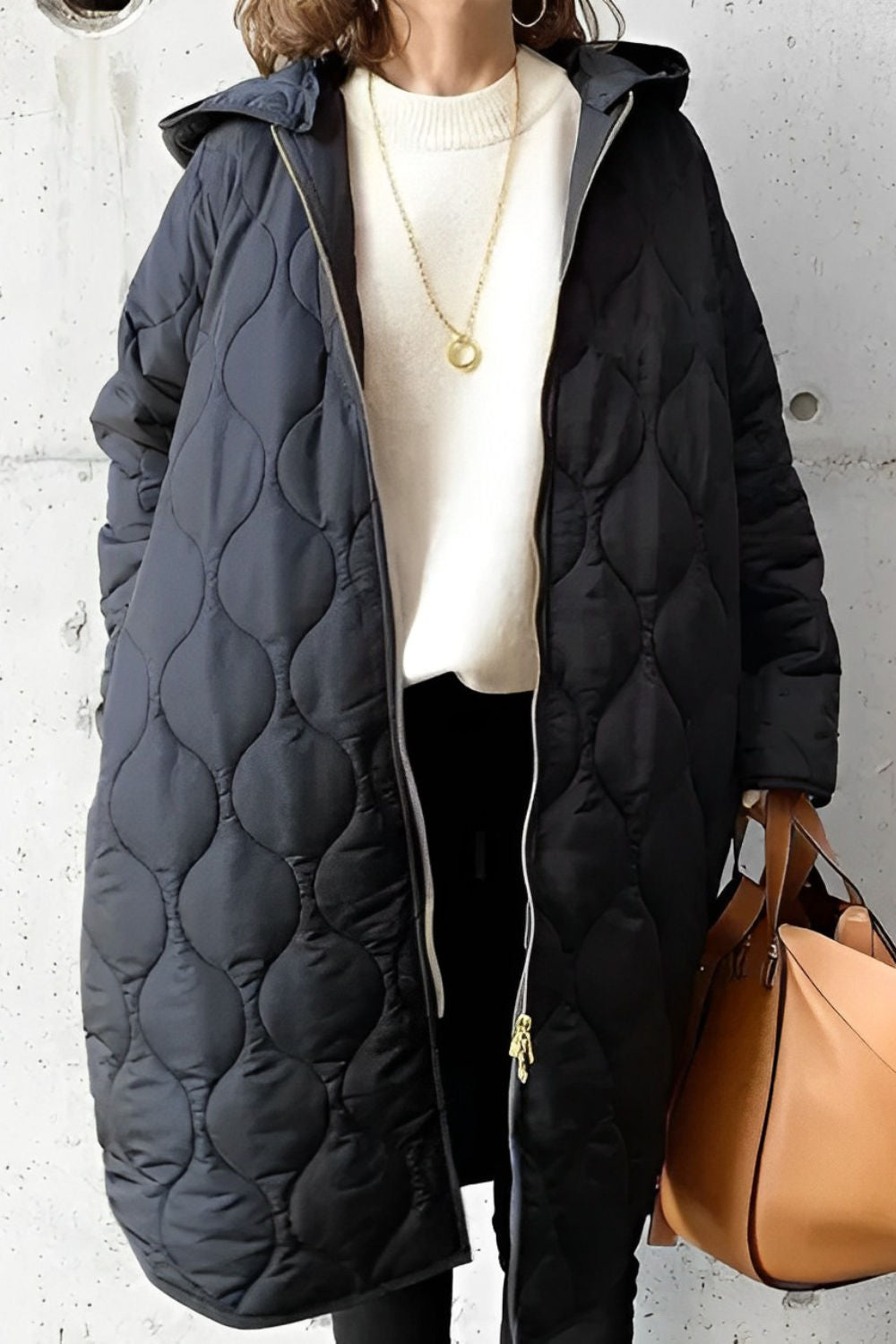 Rhea - Trendiger Parka mit Argyle