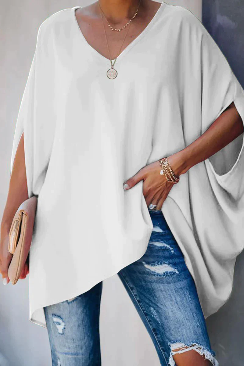 Lela - Elegante lockere Bluse für Frühling und Sommer