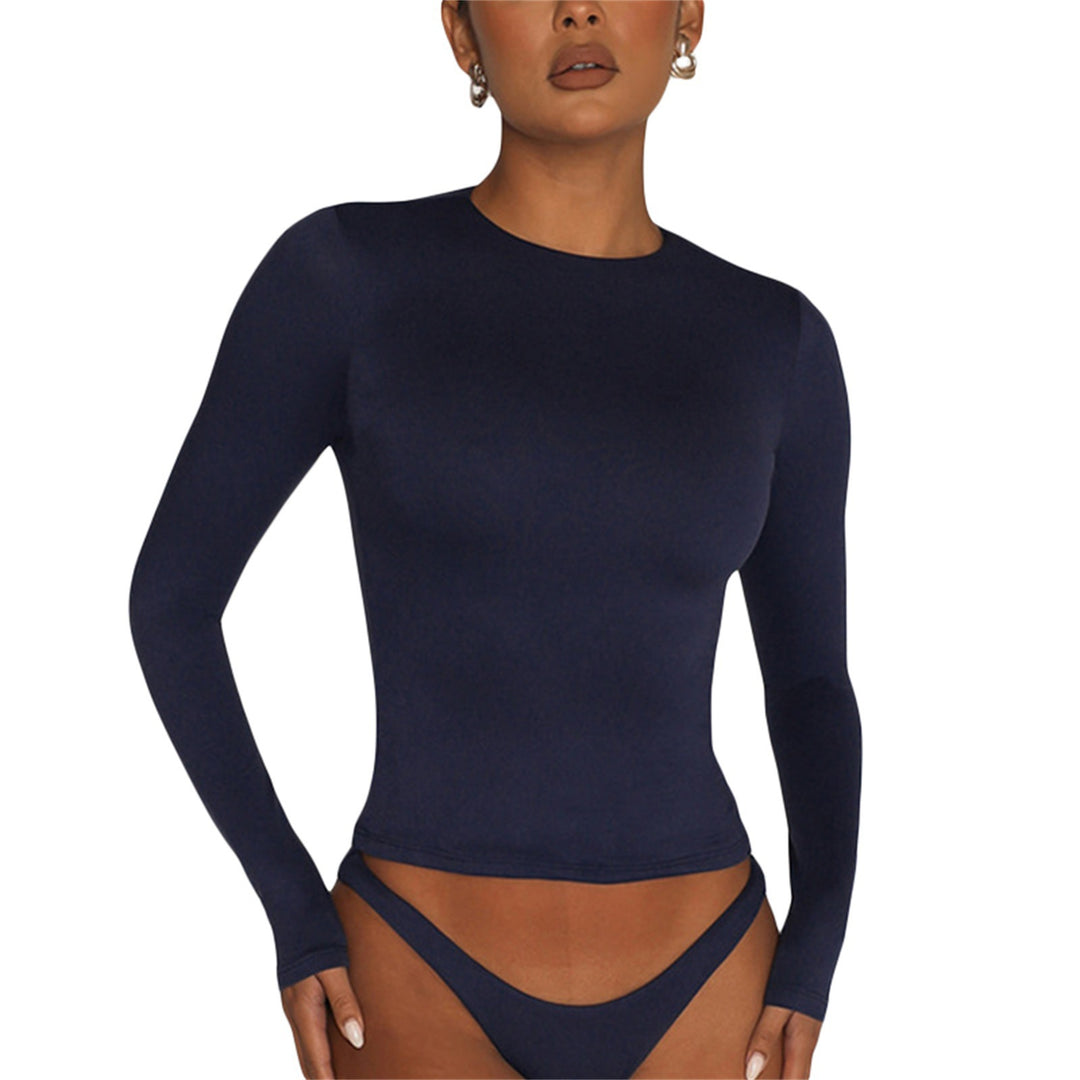 Latoya - Langärmeliges Bodycon-T-Shirt