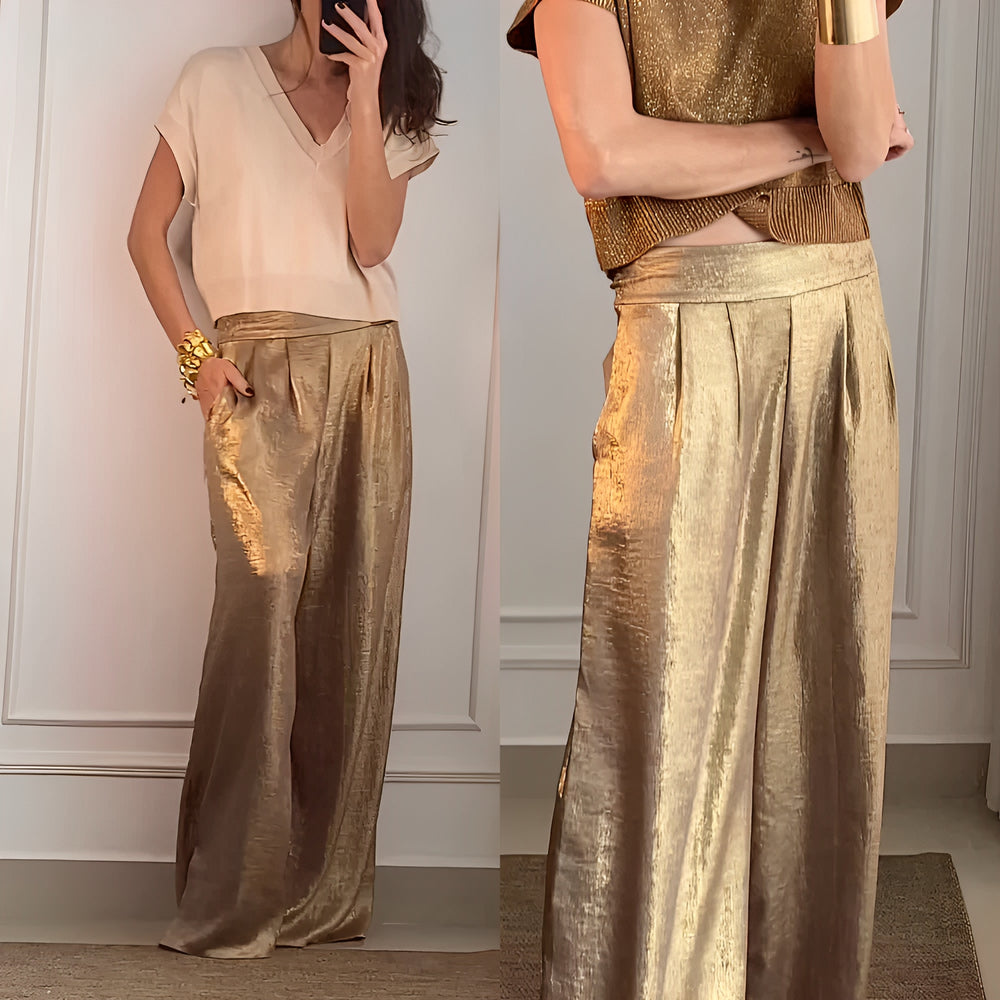 Bailee - Elegante weite Hose mit weitem Bein