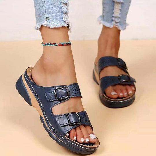 Orthoflex - Orthopädische Sandalen mit Doppel-Schnalle
