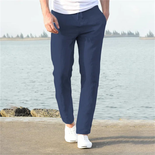 Yorick - Herrenhose aus atmungsaktivem Leinen