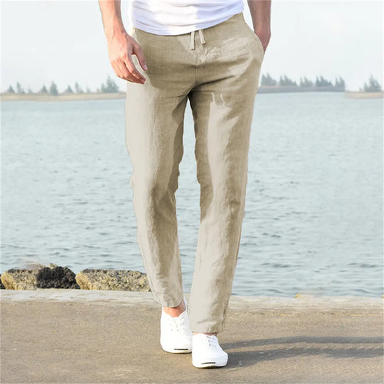 Yorick - Herrenhose aus atmungsaktivem Leinen