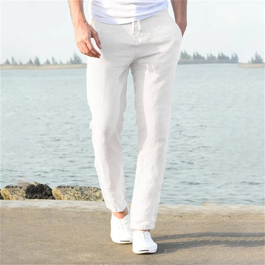 Yorick - Herrenhose aus atmungsaktivem Leinen