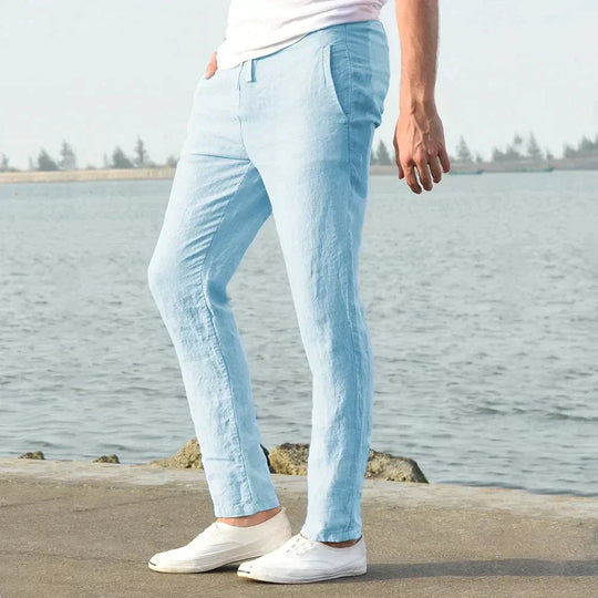Yorick - Herrenhose aus atmungsaktivem Leinen