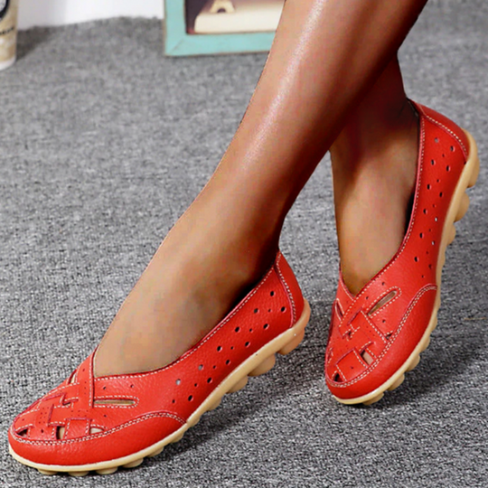 Almira - Flache Schuhe aus Hohlleder