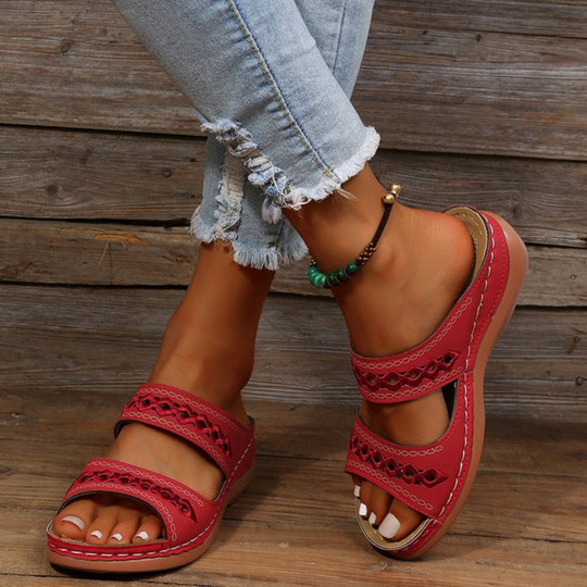 Rhetta - Sommersandalen mit Keilabsatz für Frauen