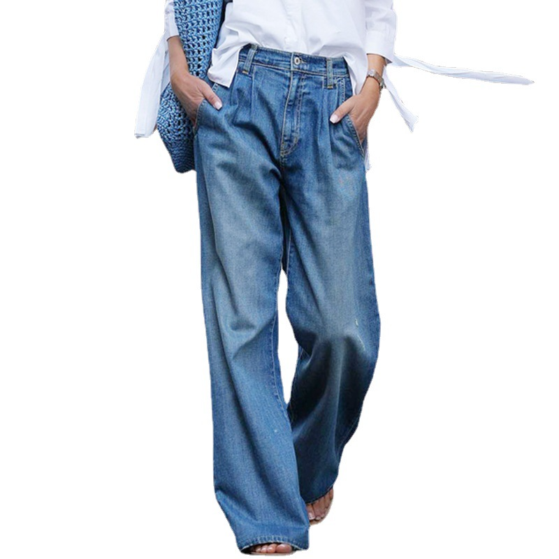 Stella - Weit geschnittene Jeans mit hoher Taille