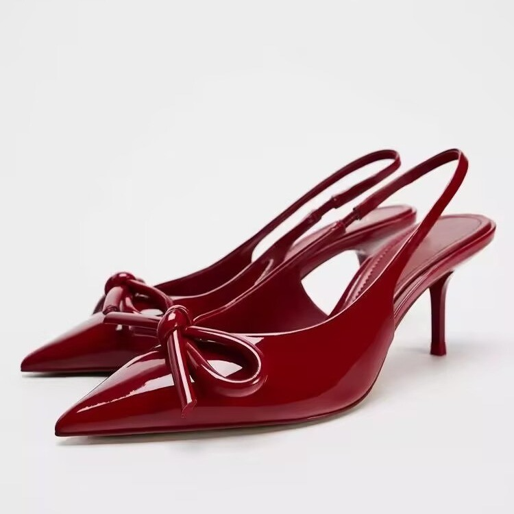 Daria - Niedrige Damenschuhe mit Schleife