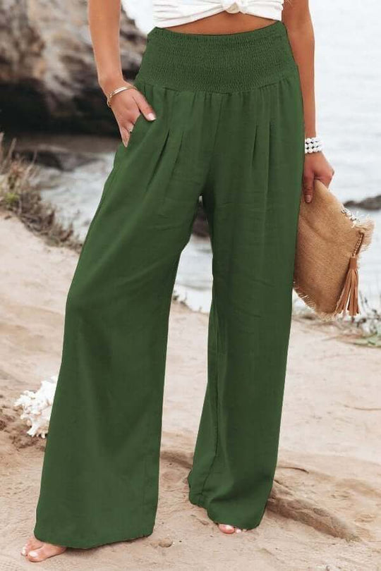 Quinley - Leinenhose mit Stretch