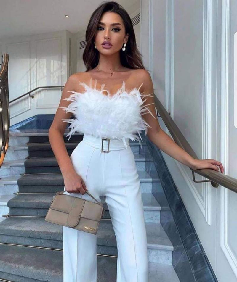 Frola - Eleganter Jumpsuit mit Schlauchtop