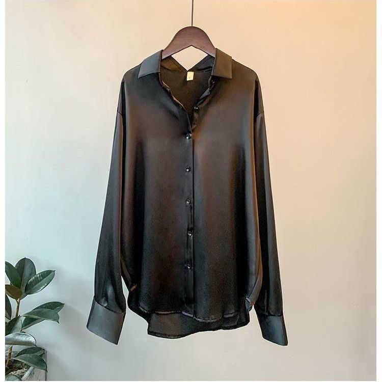 Melissa - lässige Satinbluse für Damen