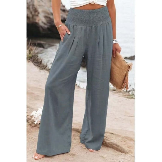 Quinley - Leinenhose mit Stretch