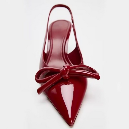 Daria - Niedrige Damenschuhe mit Schleife