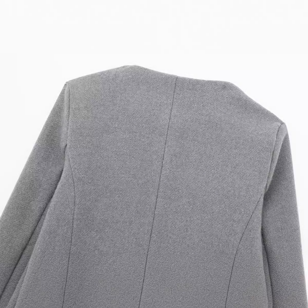 Cove - Lässiger Kurzmantel mit Besatz für Damen