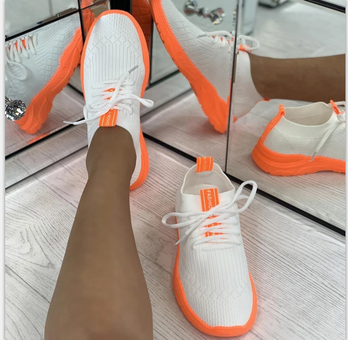 Wim – Stilvolle Sportschuhe aus weißem Canvas-Mesh