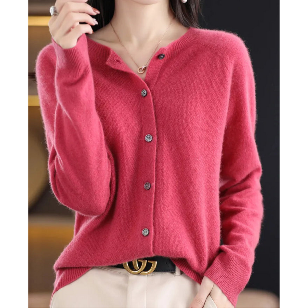 Olivia - Cardigan aus weicher Kaschmirwolle