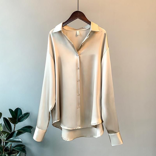 Melissa - lässige Satinbluse für Damen
