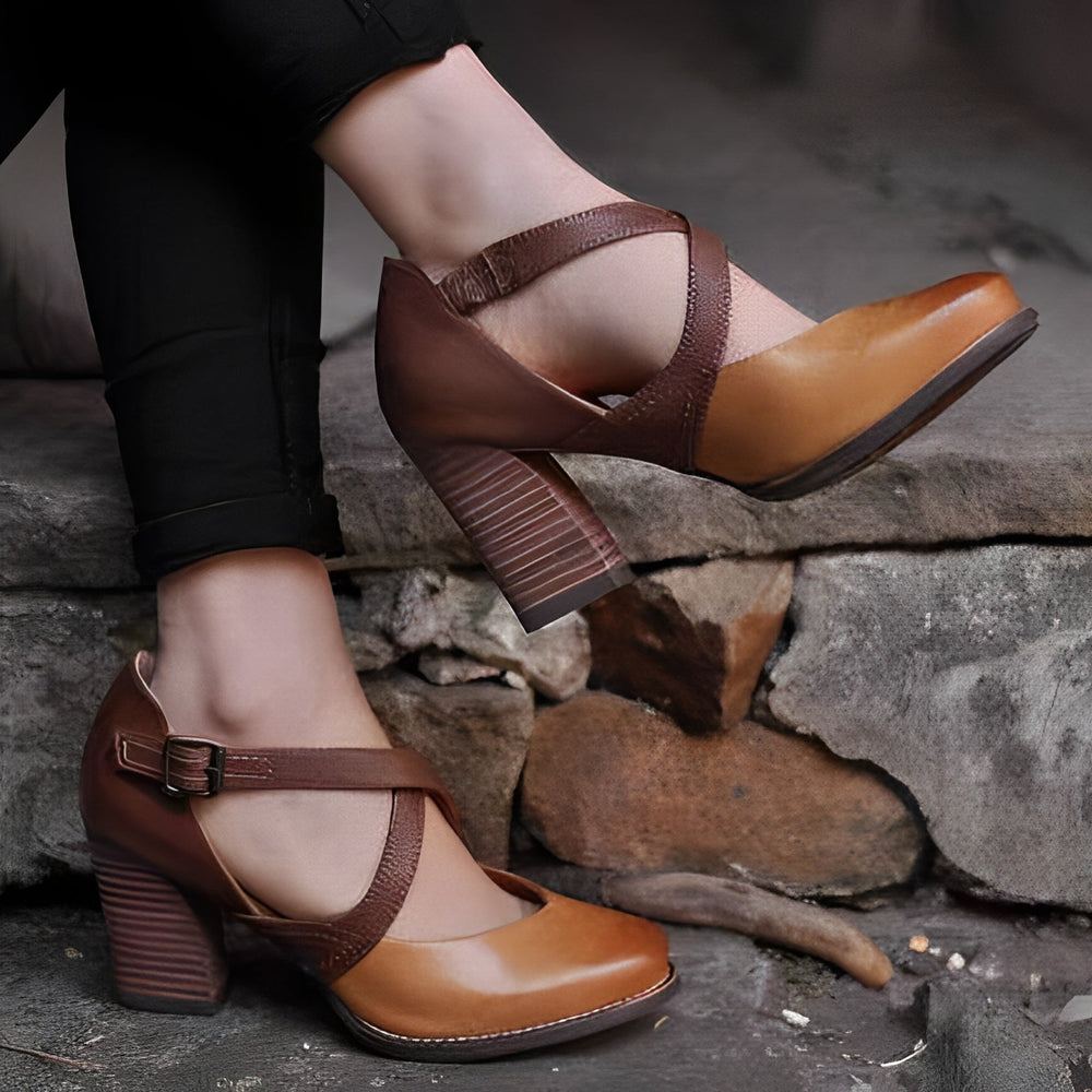 Georgina - Elegante und dicke Damenschuhe