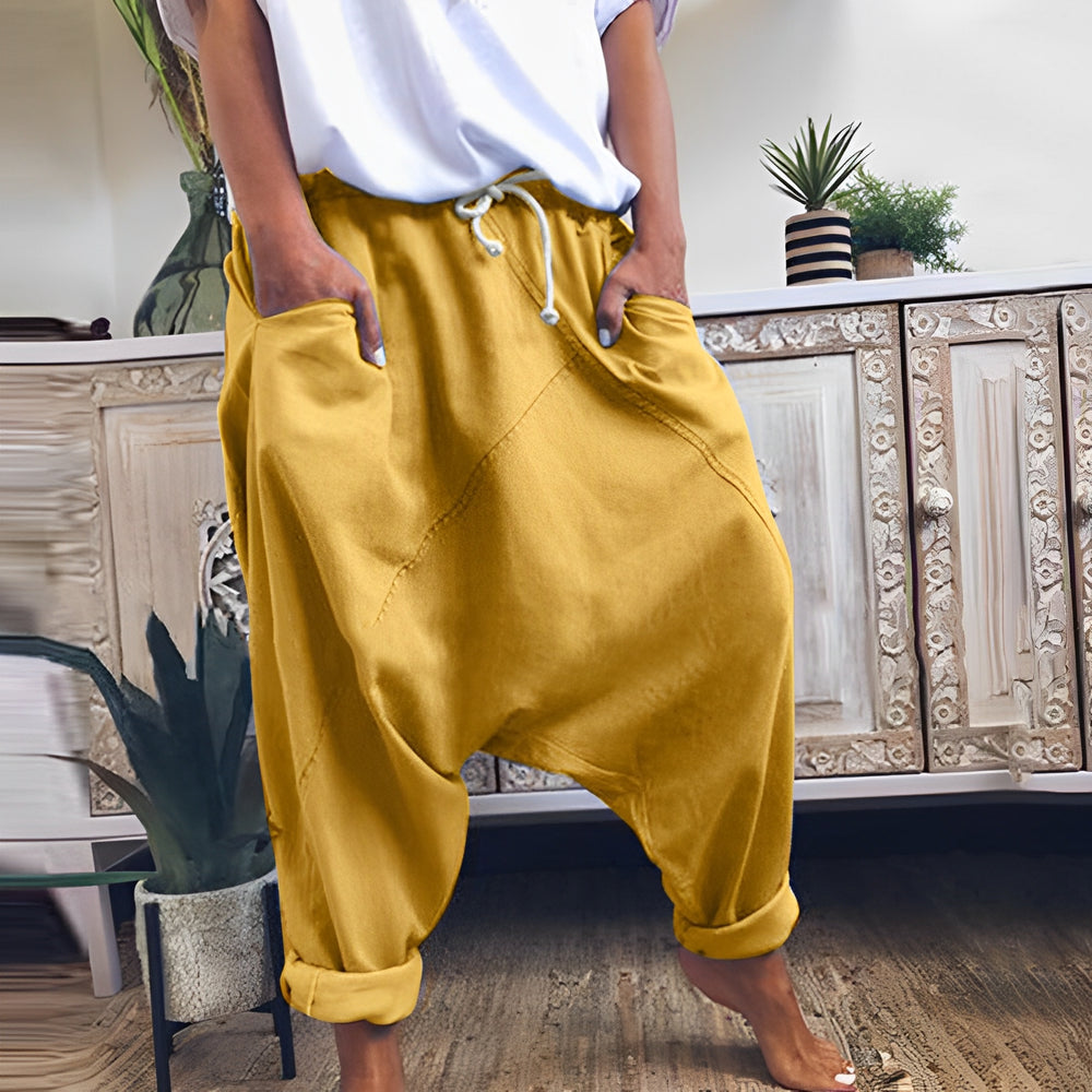 Dionne - Lässige elastische Hose für Damen