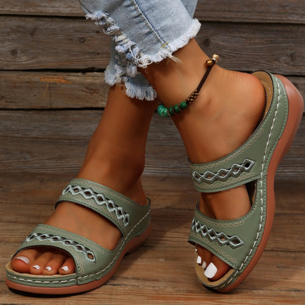 Rhetta - Sommersandalen mit Keilabsatz für Frauen