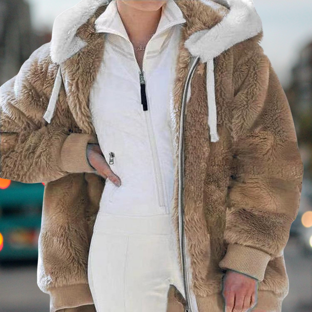 Raquel - Winter-Plüsch-Kapuzenjacke