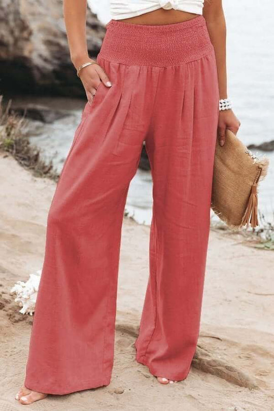 Quinley - Leinenhose mit Stretch