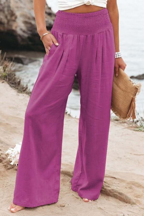 Quinley - Leinenhose mit Stretch