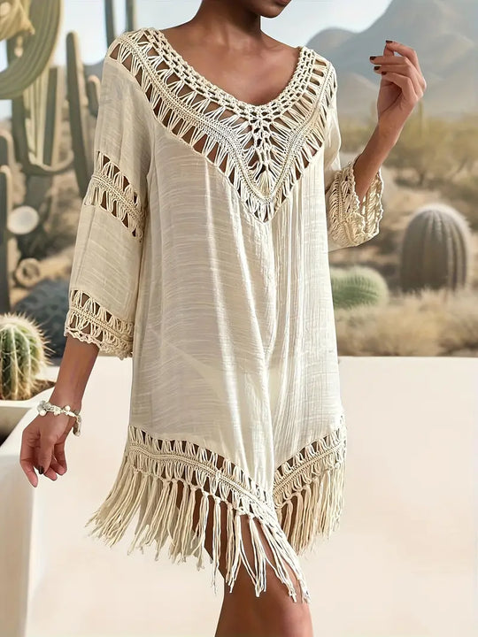 Belle - gehäkeltes Badeanzug-Überziehkleid