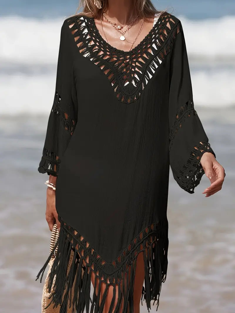 Belle - gehäkeltes Badeanzug-Überziehkleid