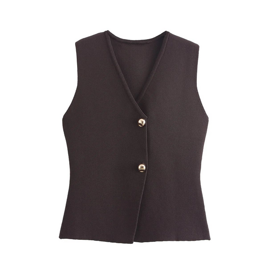 Tenley - Modische Strickweste für Damen