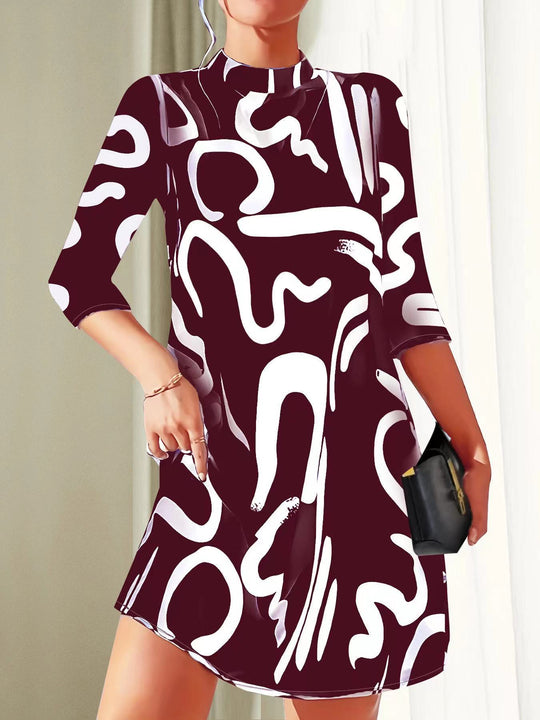 Tammara - Stilvolles und bequemes bedrucktes Kleid
