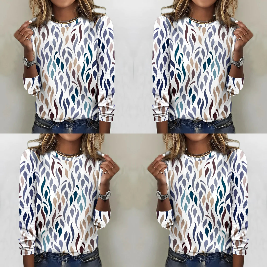 Styluxe - Bluse mit Flammendruck
