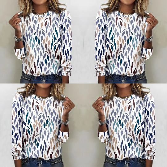 Styluxe - Bluse mit Flammendruck