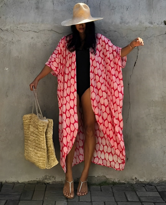 Palm Isle - Verführerischer Strand-Kimono