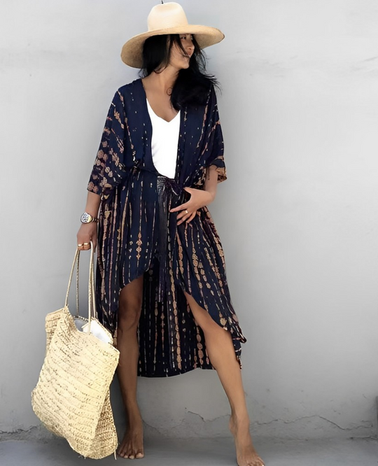 Palm Isle - Verführerischer Strand-Kimono