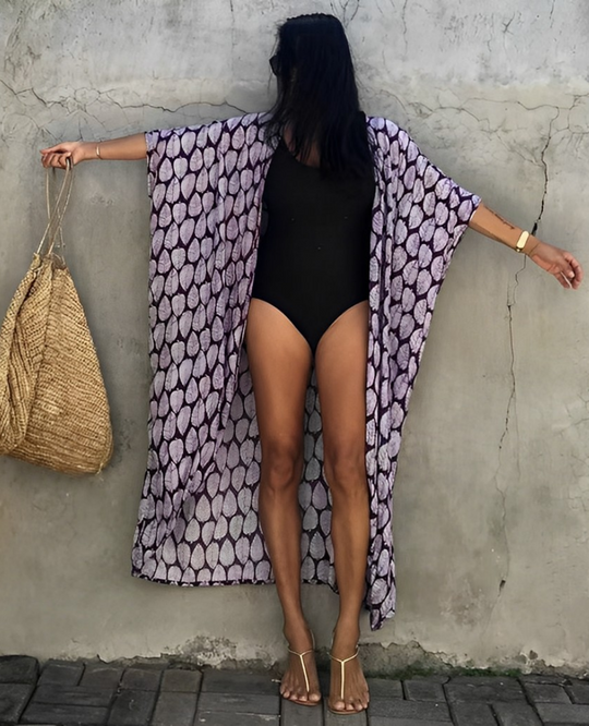 Palm Isle - Verführerischer Strand-Kimono