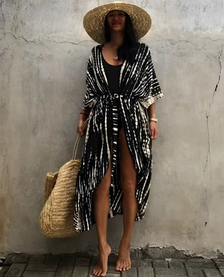 Palm Isle - Verführerischer Strand-Kimono