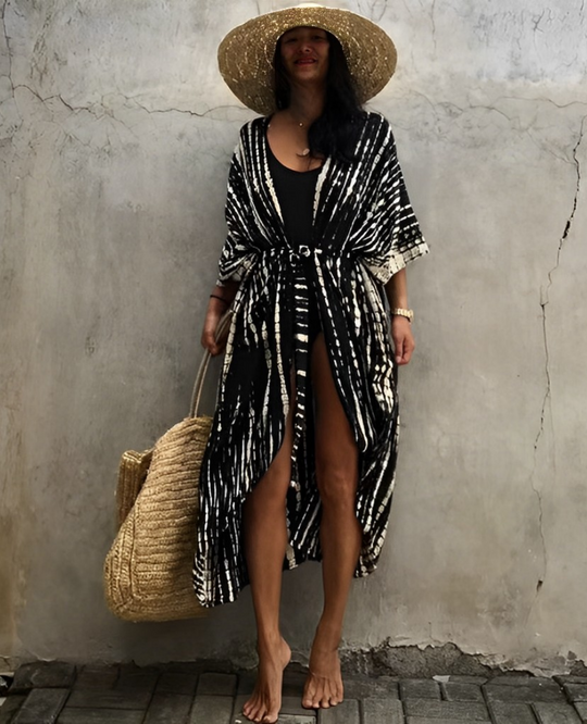 Palm Isle - Verführerischer Strand-Kimono