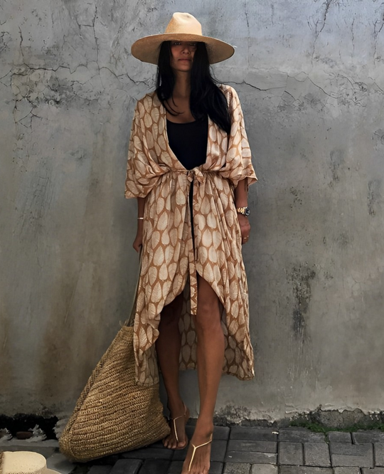 Palm Isle - Verführerischer Strand-Kimono