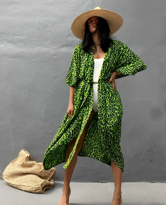 Palm Isle - Verführerischer Strand-Kimono