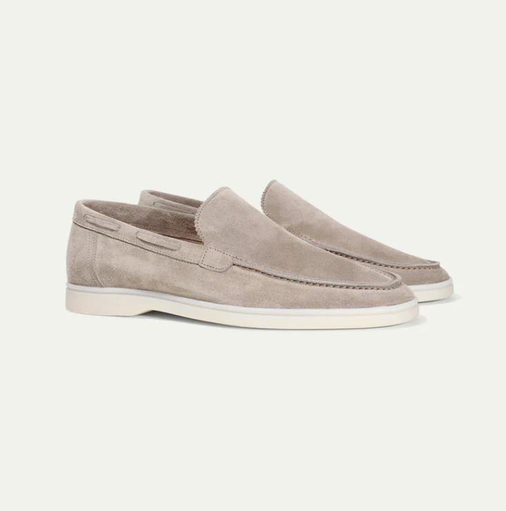 Lorenzo - Zeitlose Herrenloafers aus Wildleder