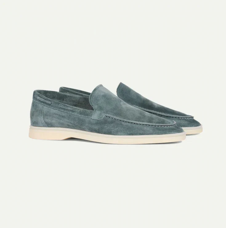 Lorenzo - Zeitlose Herrenloafers aus Wildleder
