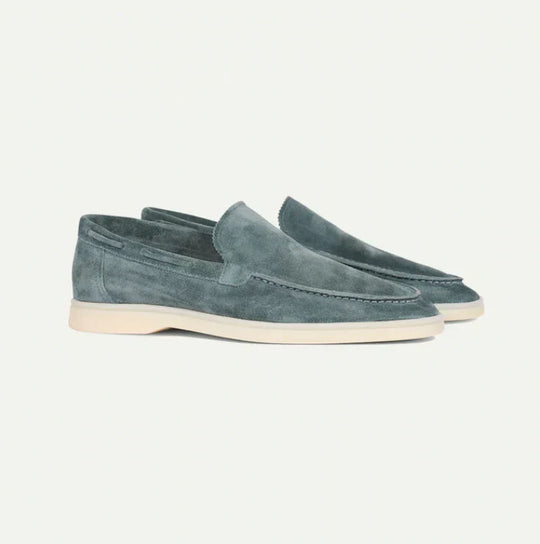 Lorenzo - Zeitlose Herrenloafers aus Wildleder