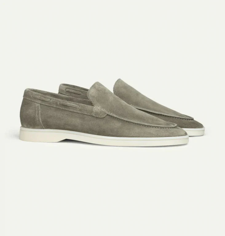 Lorenzo - Zeitlose Herrenloafers aus Wildleder