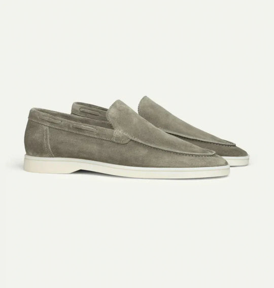Lorenzo - Zeitlose Herrenloafers aus Wildleder
