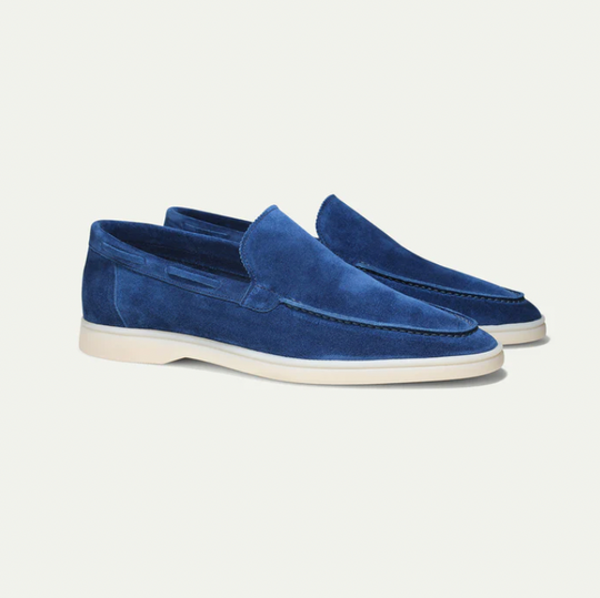 Lorenzo - Zeitlose Herrenloafers aus Wildleder
