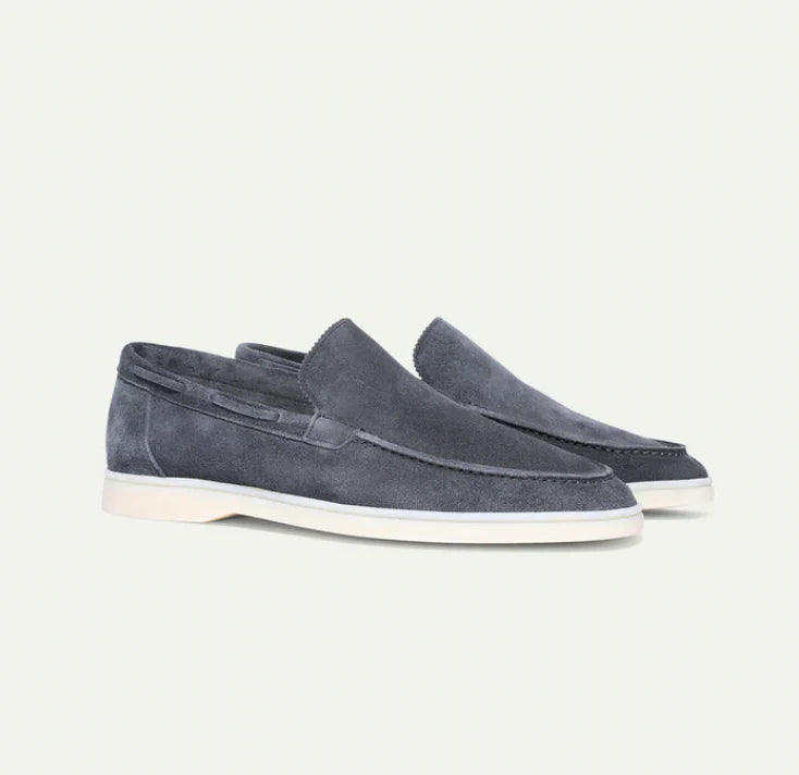 Lorenzo - Zeitlose Herrenloafers aus Wildleder