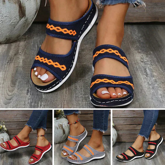 Hannah – Stilvolle Orthopädische Sommer-Sandale