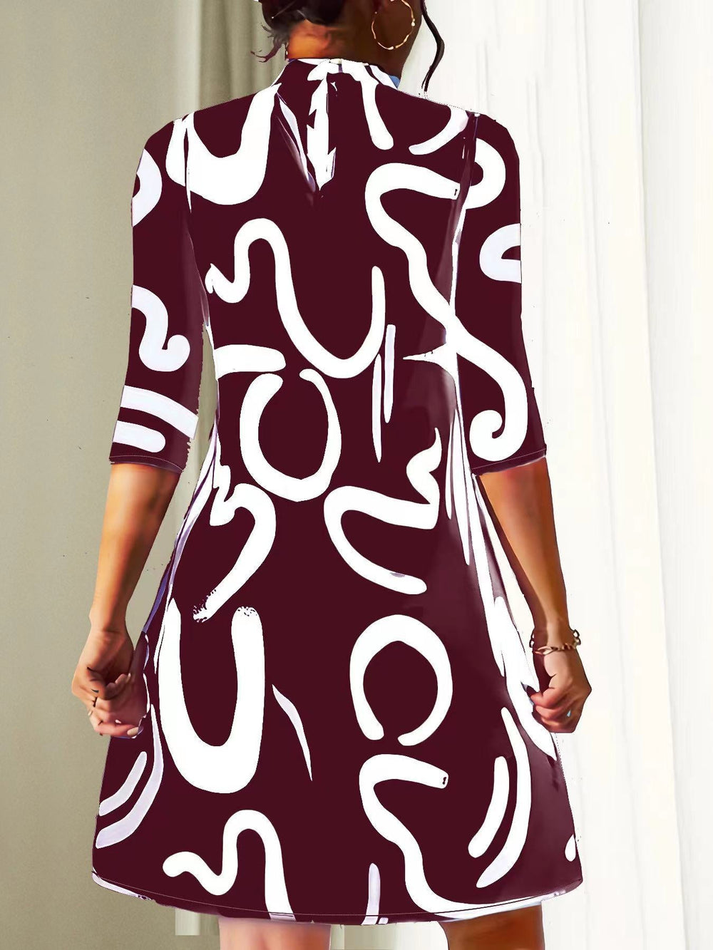 Tammara - Stilvolles und bequemes bedrucktes Kleid